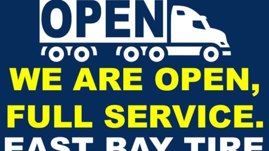 East Bay Tire is Fully Open