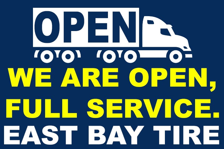 East Bay Tire is Fully Open